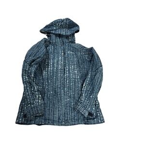 Columbia Omni Tech Waterproof Breathable Hooded‎ Jacket Women's Size S Blue
